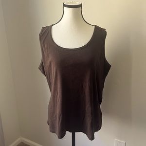 Lands End | Tank Top | 18-20 | Brown